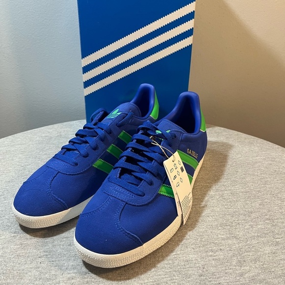adidas Other - Adidas Originals Gazelle Suede Royal Blue Energy Sneakers Men’s Size 9.5 JH5389‌